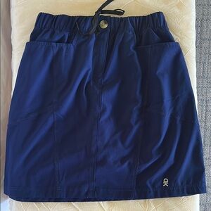 Women's Navy Athletic  Skort